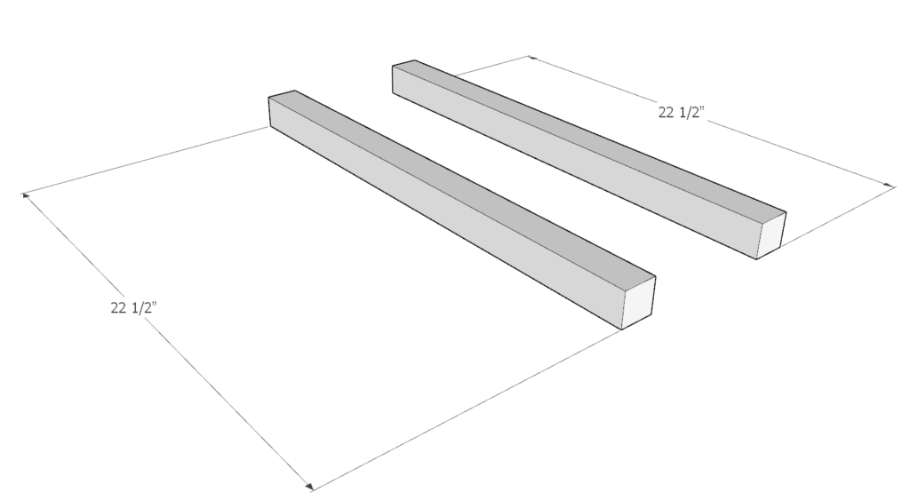 frame piece dimensions