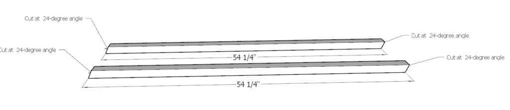 Railing assembly for DIY kids playhouse