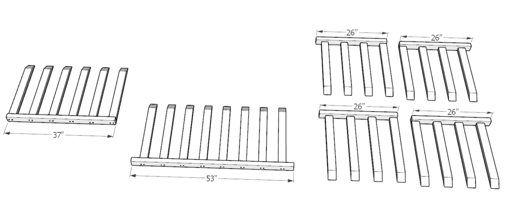 DIY kids playhouse railing