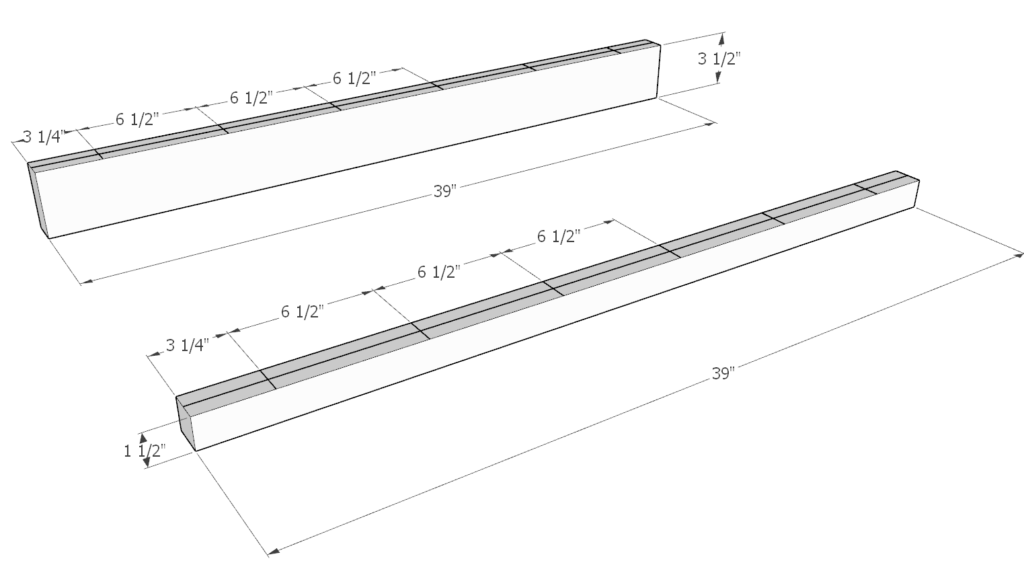 frame pieces for Montessori Toddler Floor Bed