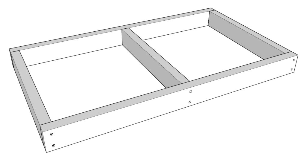 Bench base with dimensions