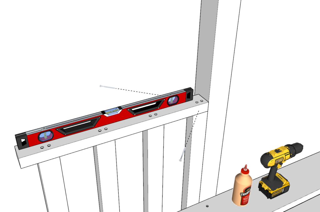 Kids playhouse DIY plans for railing