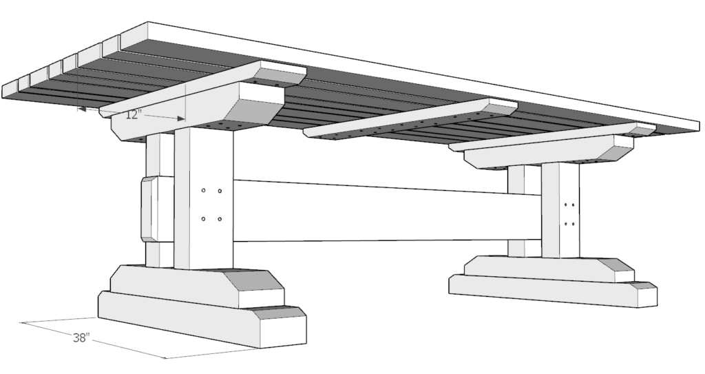 diy plans outdoor wood dinning table