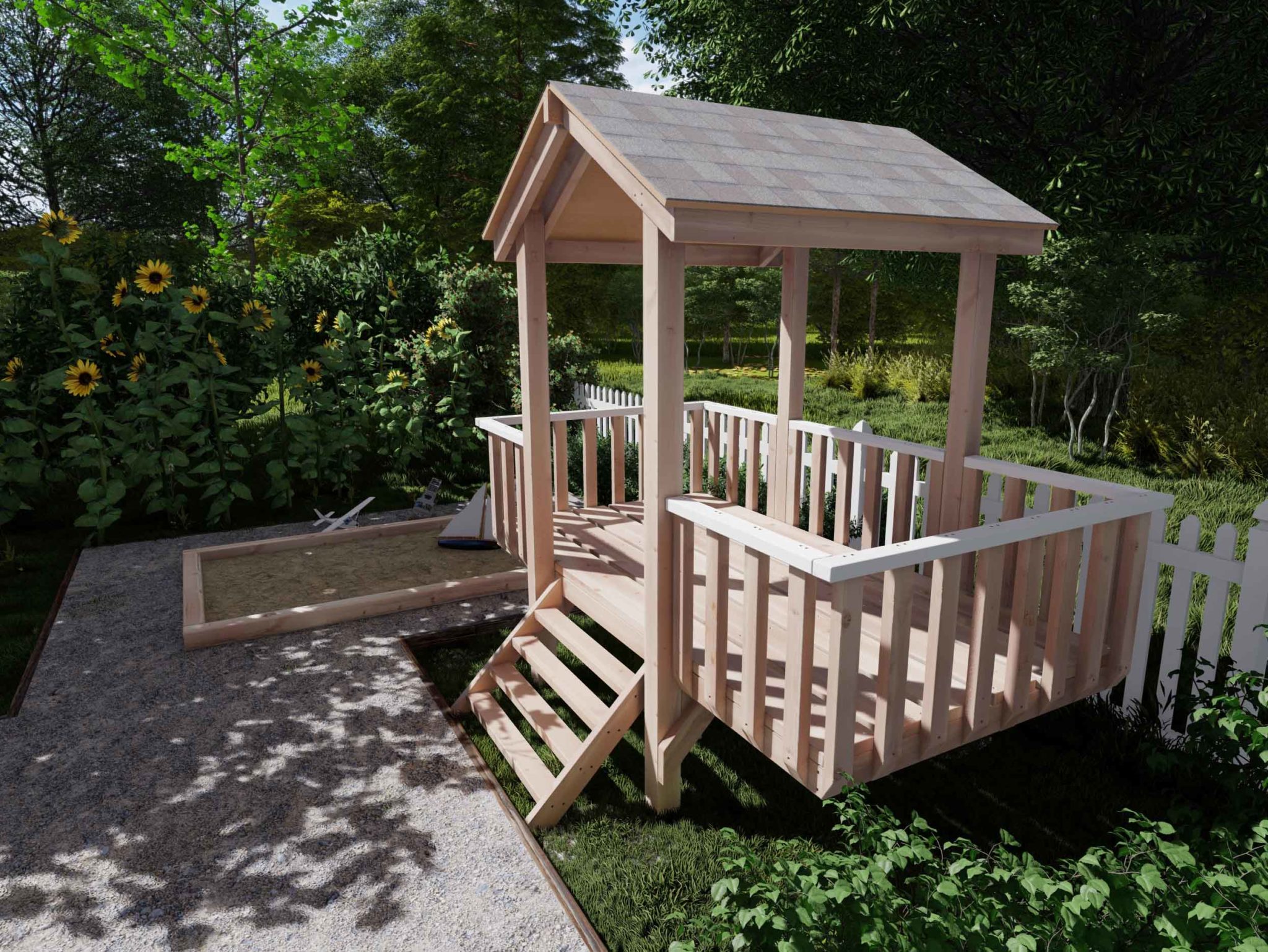 How to build a DIY kids playhouse - DIY projects plans