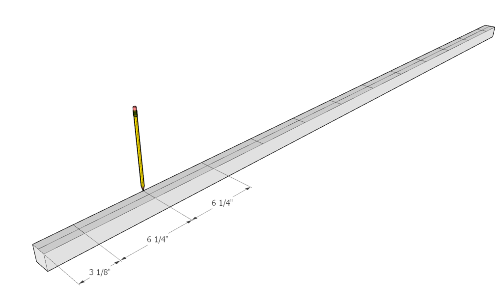 bed frame piece dimensions