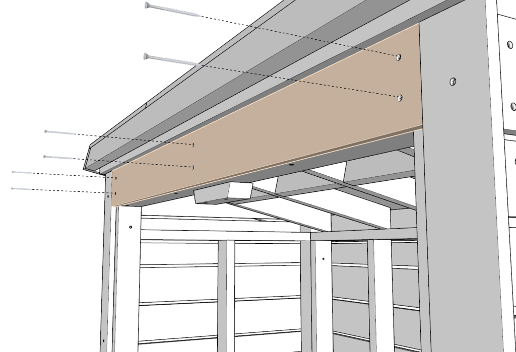 Adding siding to DIY tool shed