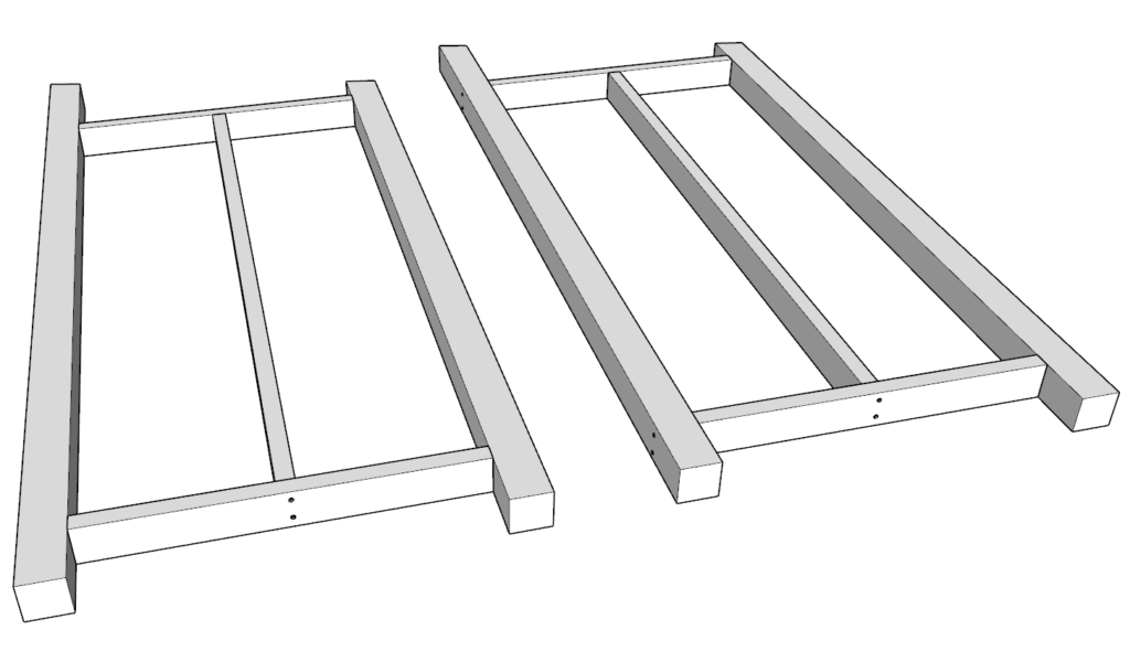 shed frame assembly