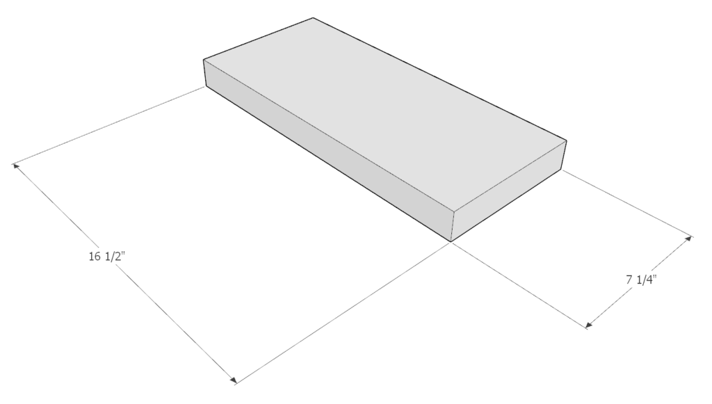 cut dimensions for DIY step stool