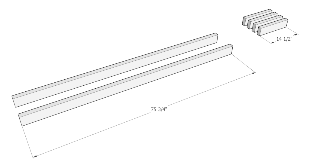 shed roof assembly