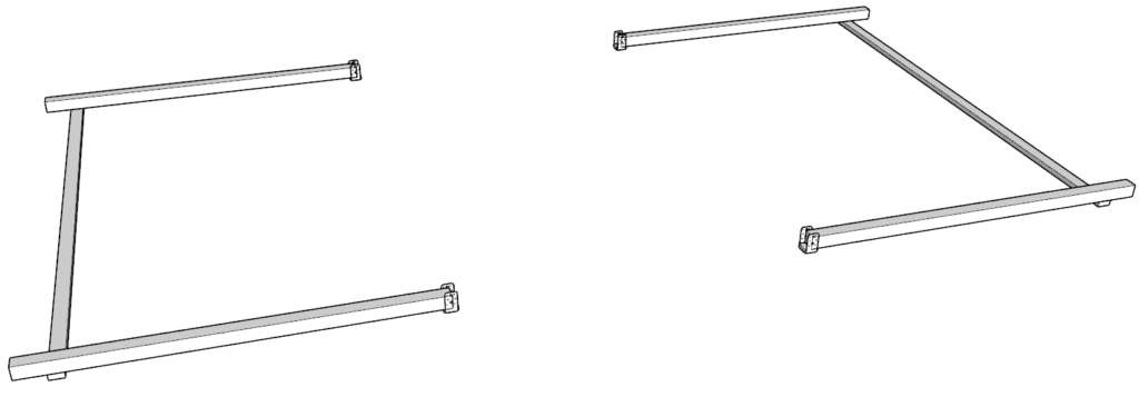 4x4 columns assembly