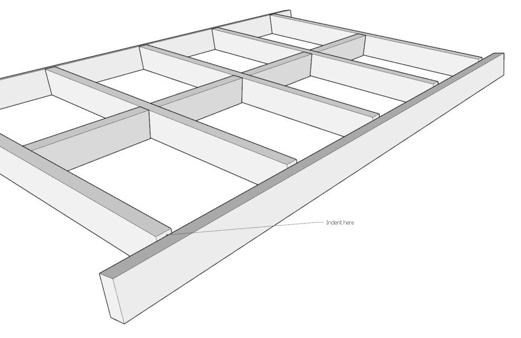 DIY shed roof assembly