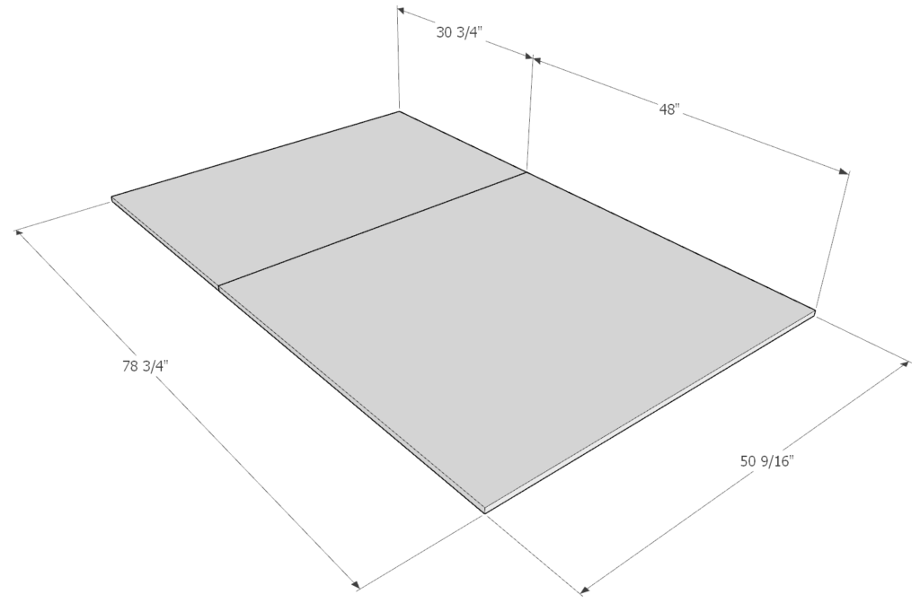 DIY shed roof assembly