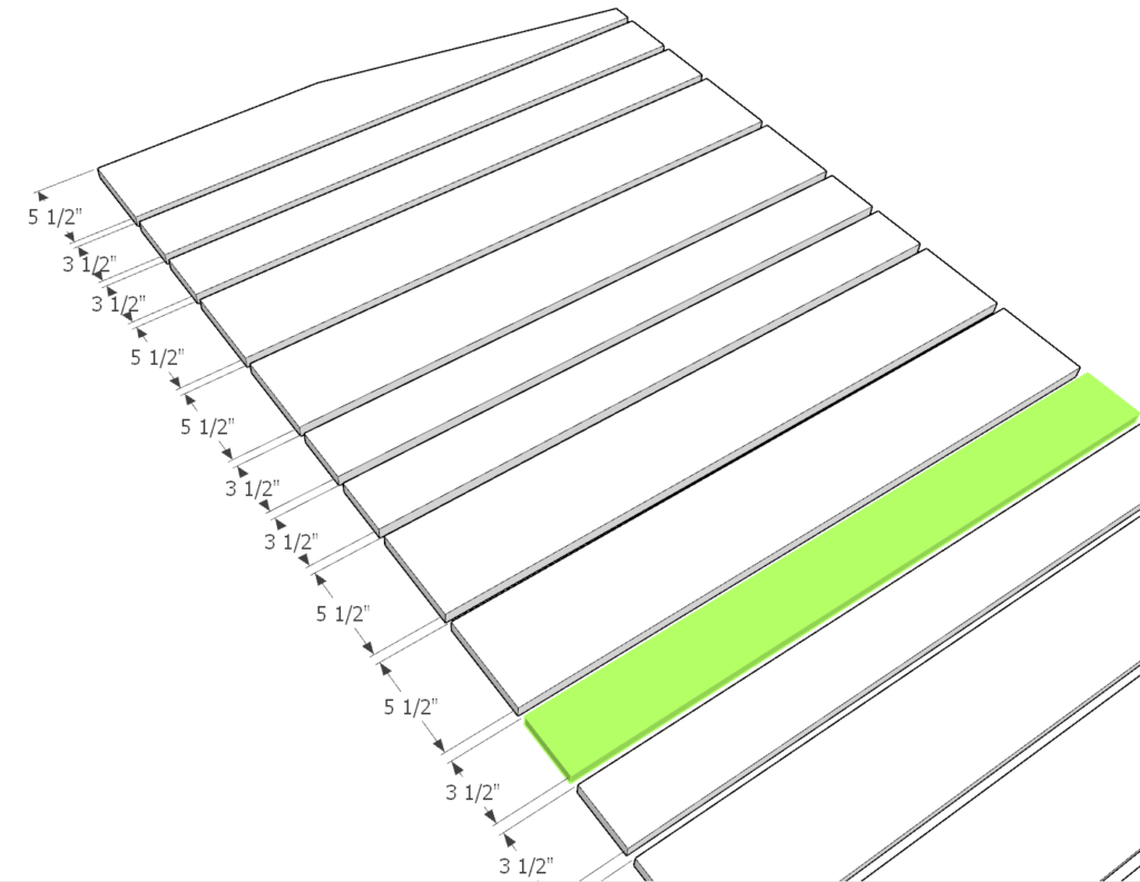 Siding pieces for DIY shed