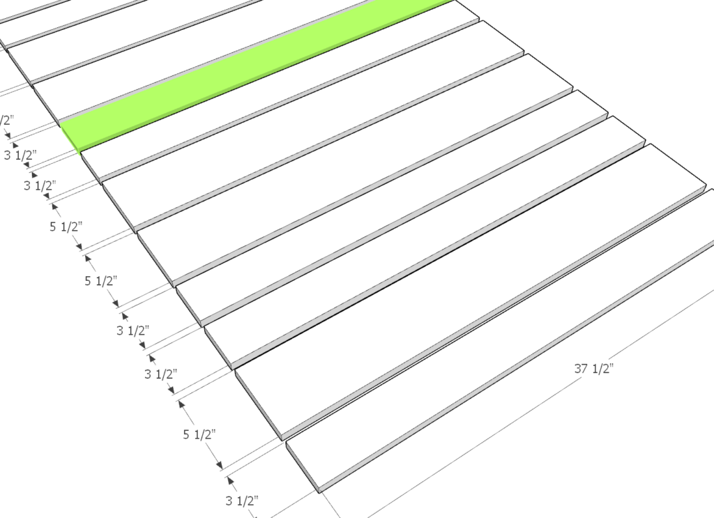 Siding pieces for DIY shed