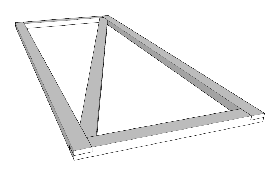 DIY shed door assembly