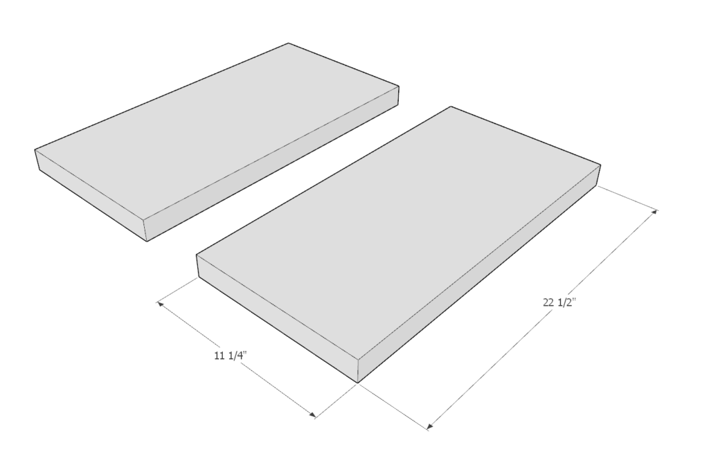 DIY planter box cut list dimensions for 2x12 lumber