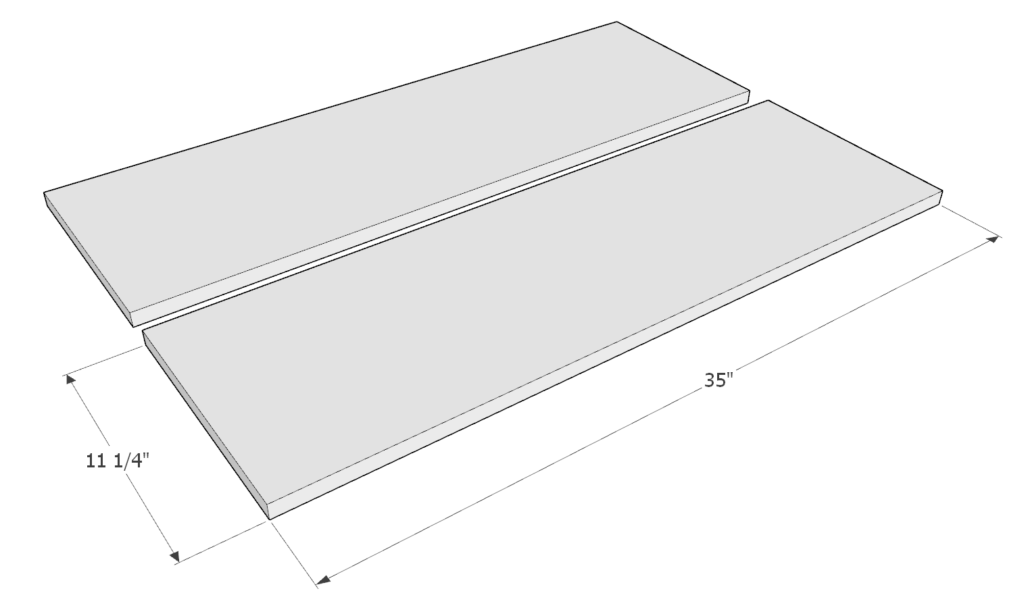 DIY Montessori children's wardrobe dresser cut list for 1x12 lumber