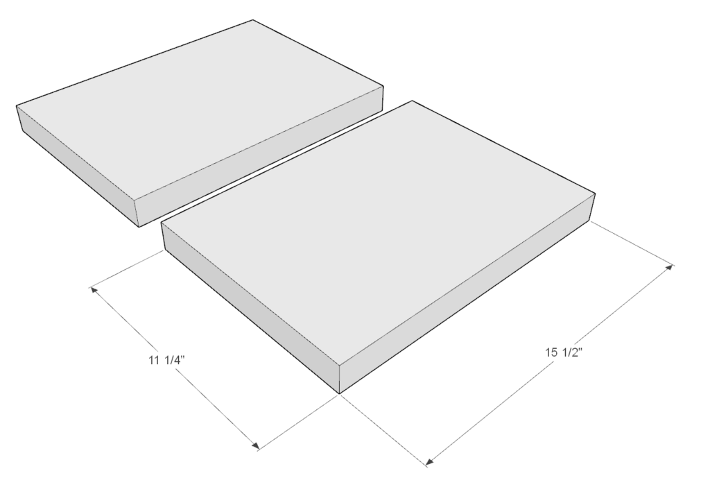 DIY planter box cut list dimensions for 2x12 lumber