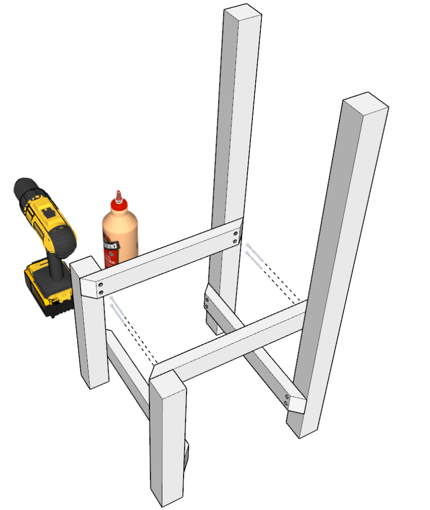 diy Montessori chair frame assembly