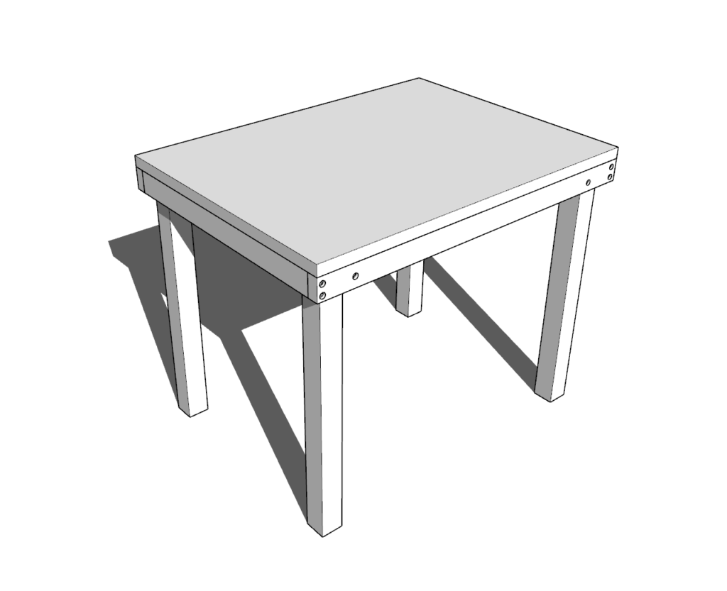 DIY Montessori table