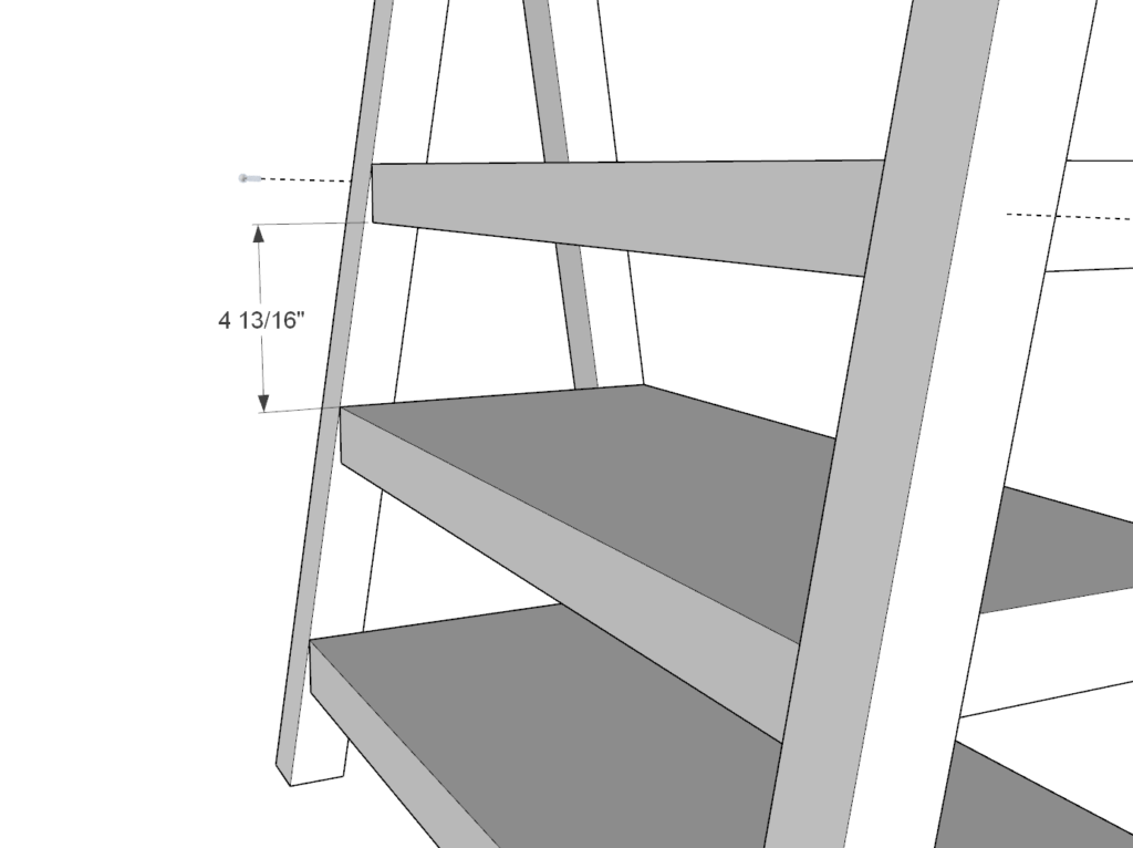 Adding shelves to DIY towel rack