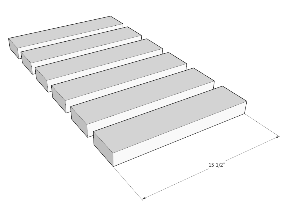 DIY planter box cut list dimensions for 2x4 lumber
