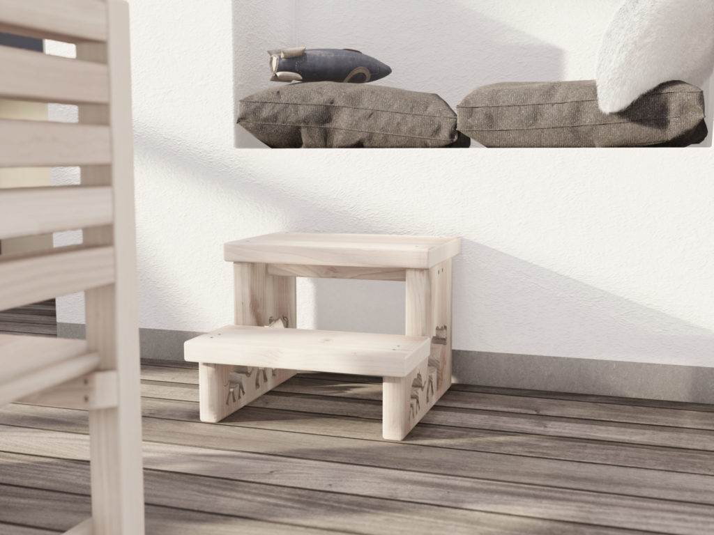 DIY Montessori step stool