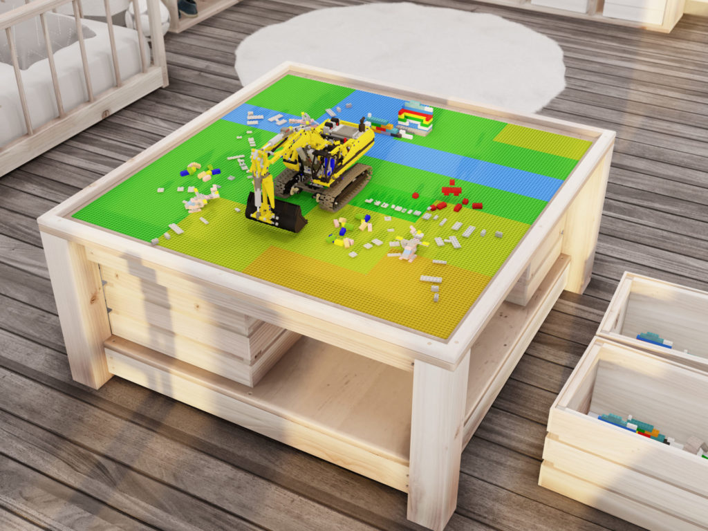 DIY Montessori Lego table