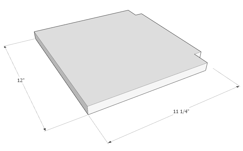 DIY Montessori chair cut list 1 x 12