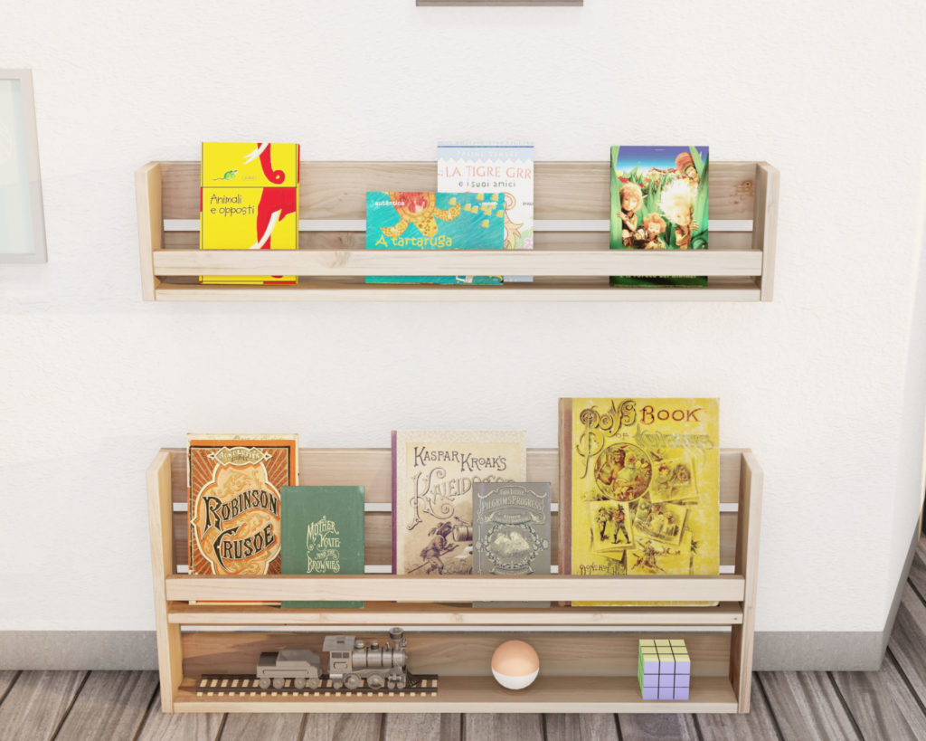 DIY Montessori shelf