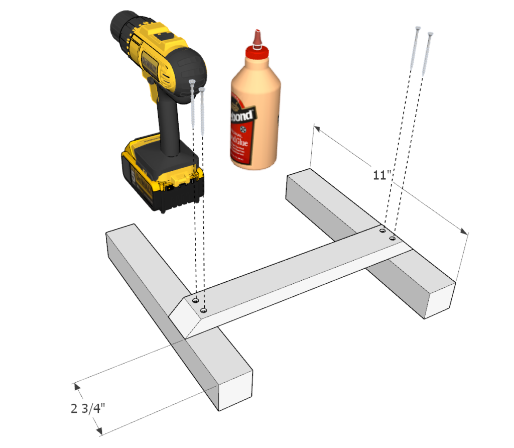 diy chair leg assembly