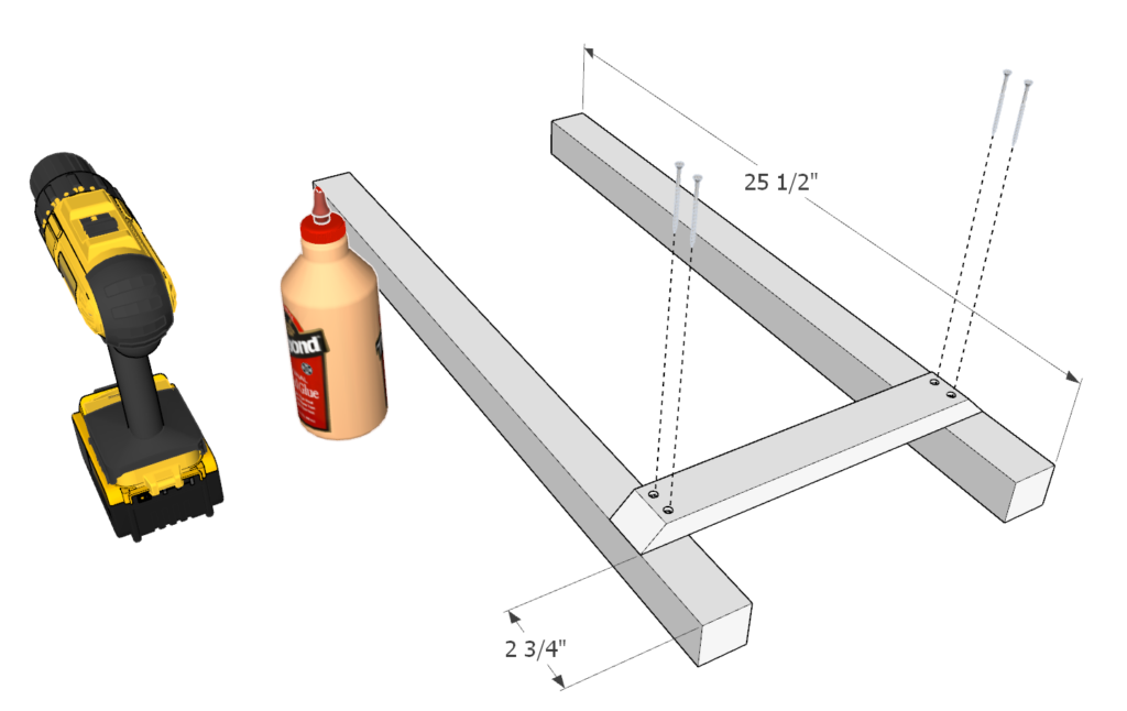 diy chair leg assembly