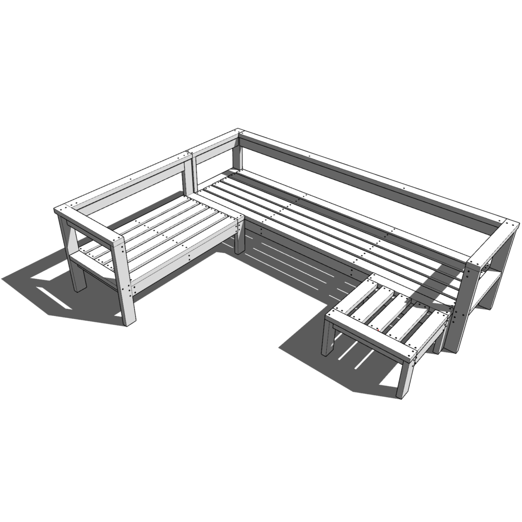 diy chaise sectional plans