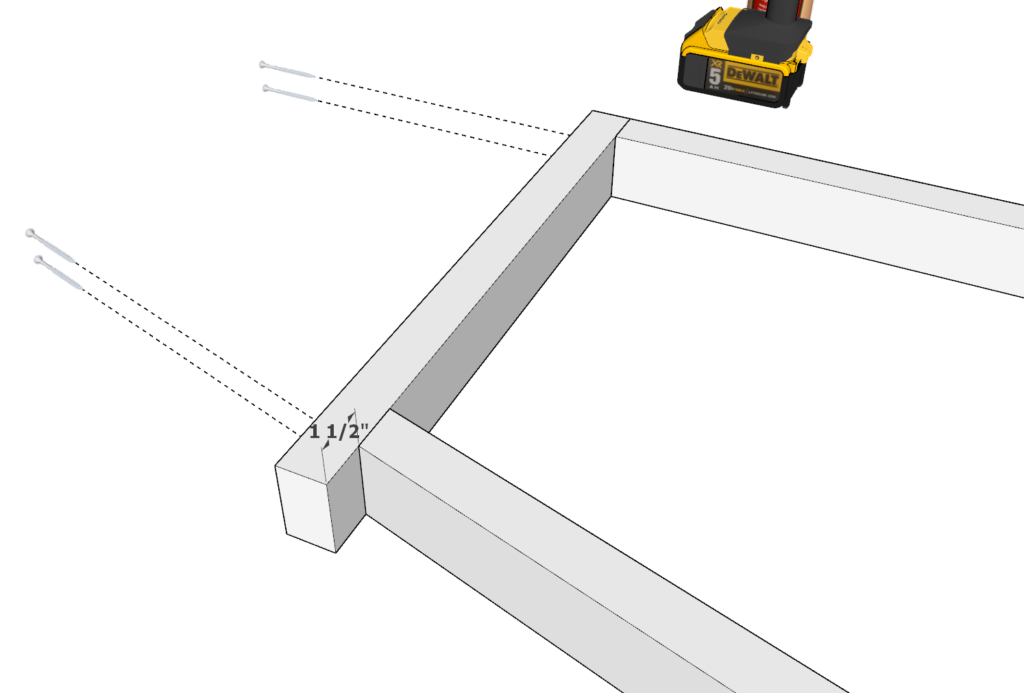 DIY chair arm rest assembly