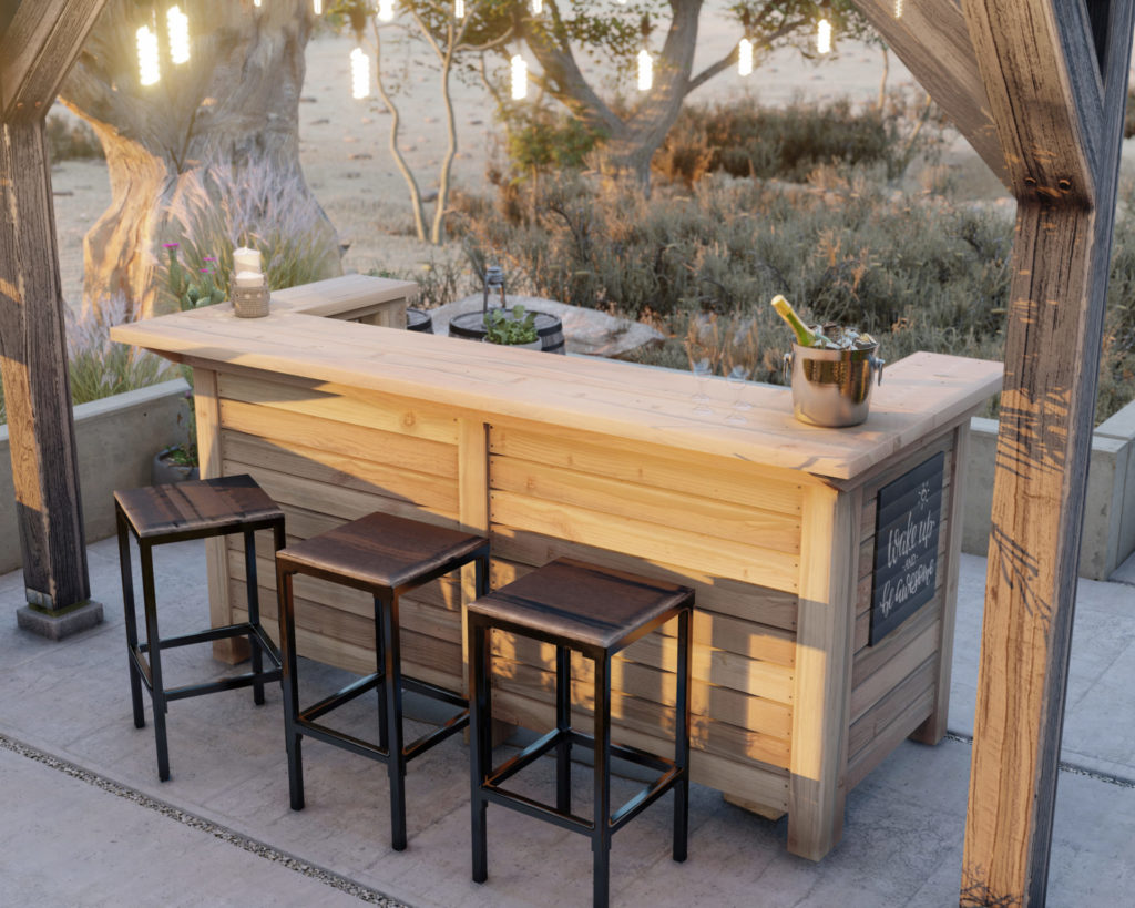 DIY outdoor bar plans DIY projects plans