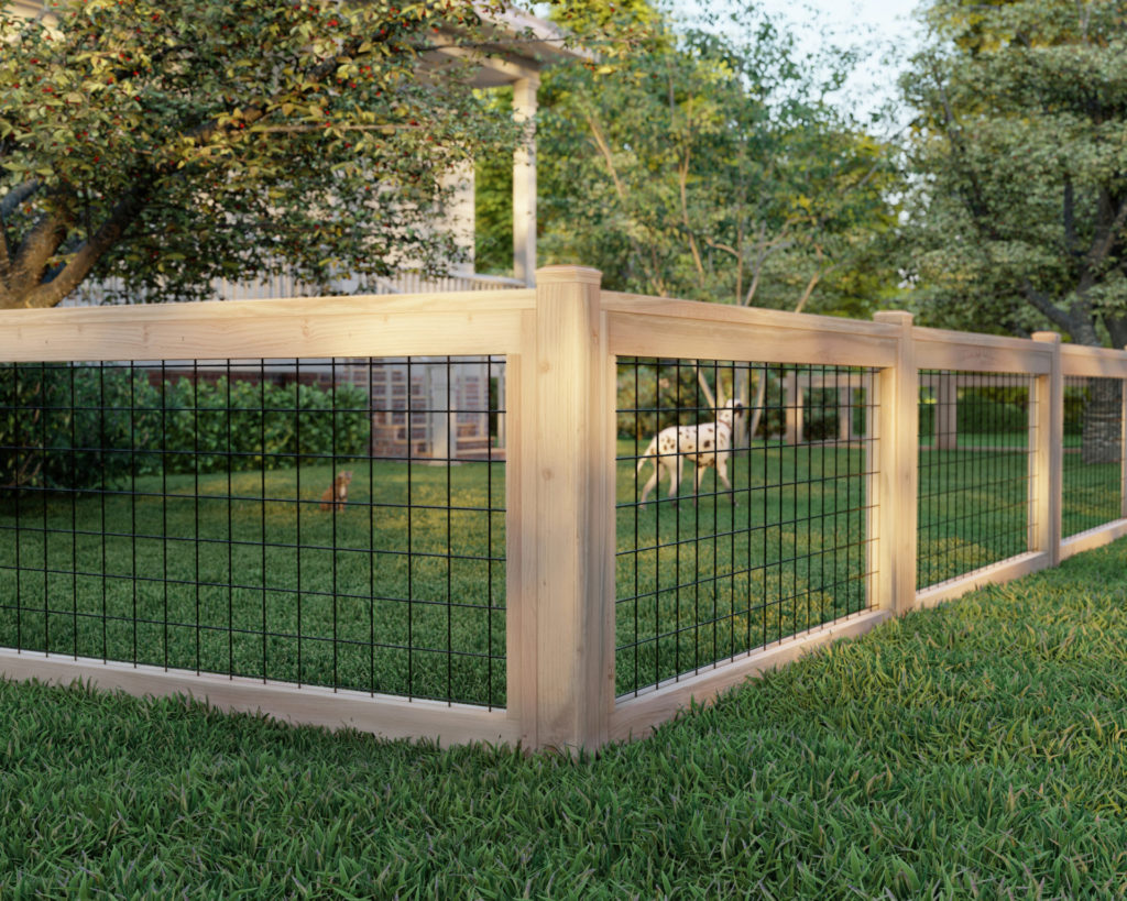 DIY fence plans featuring wild hog black metal railing panels