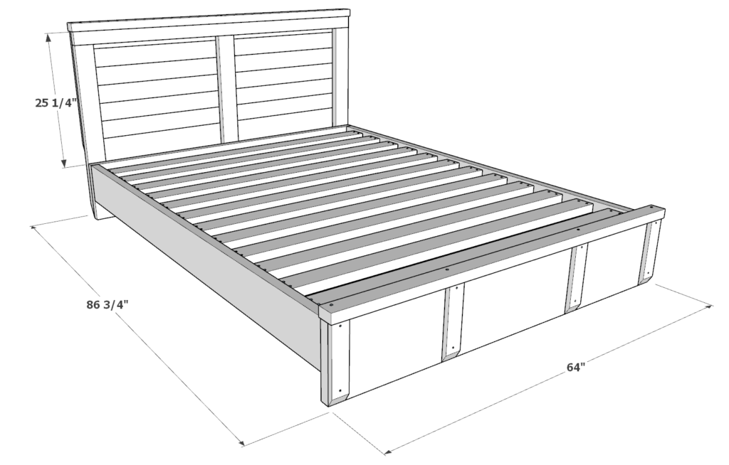 Diy Queen Bed Frame Projects Plans