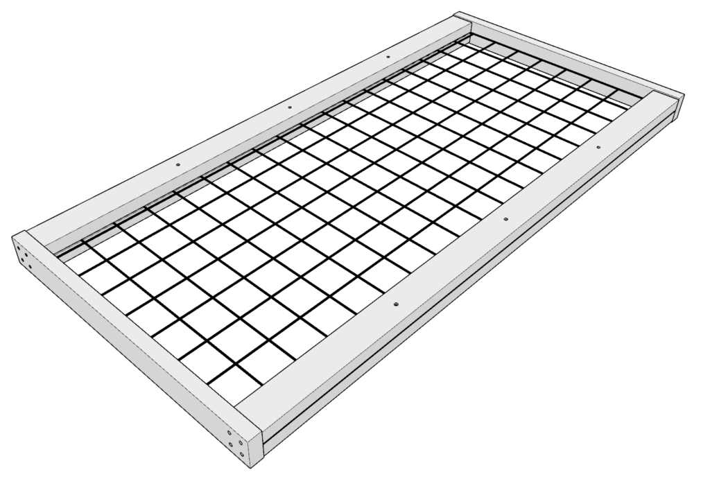 DIY fence panels assembly