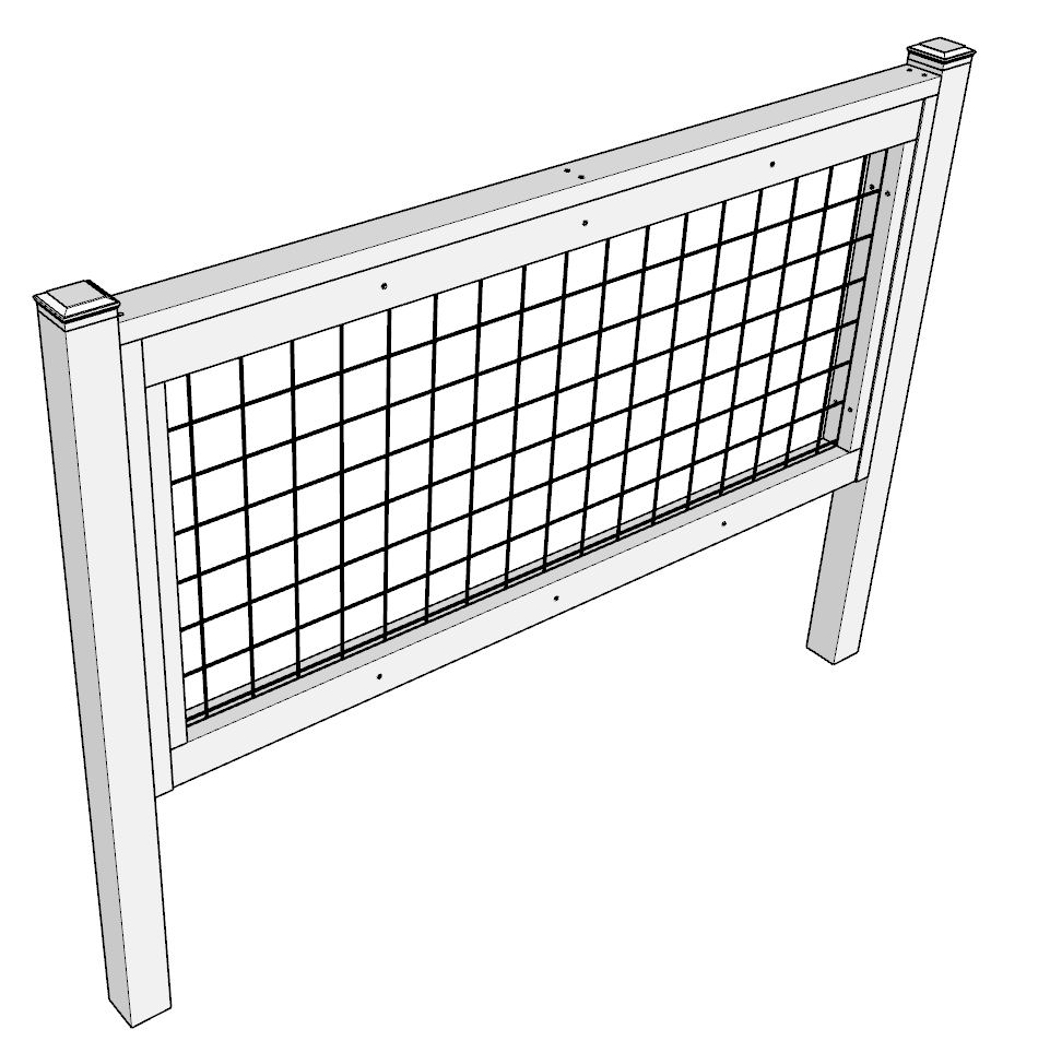 DIY fence panel