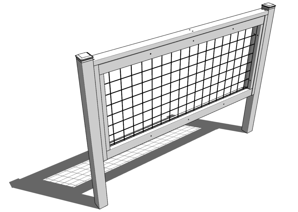 DIY fence panel