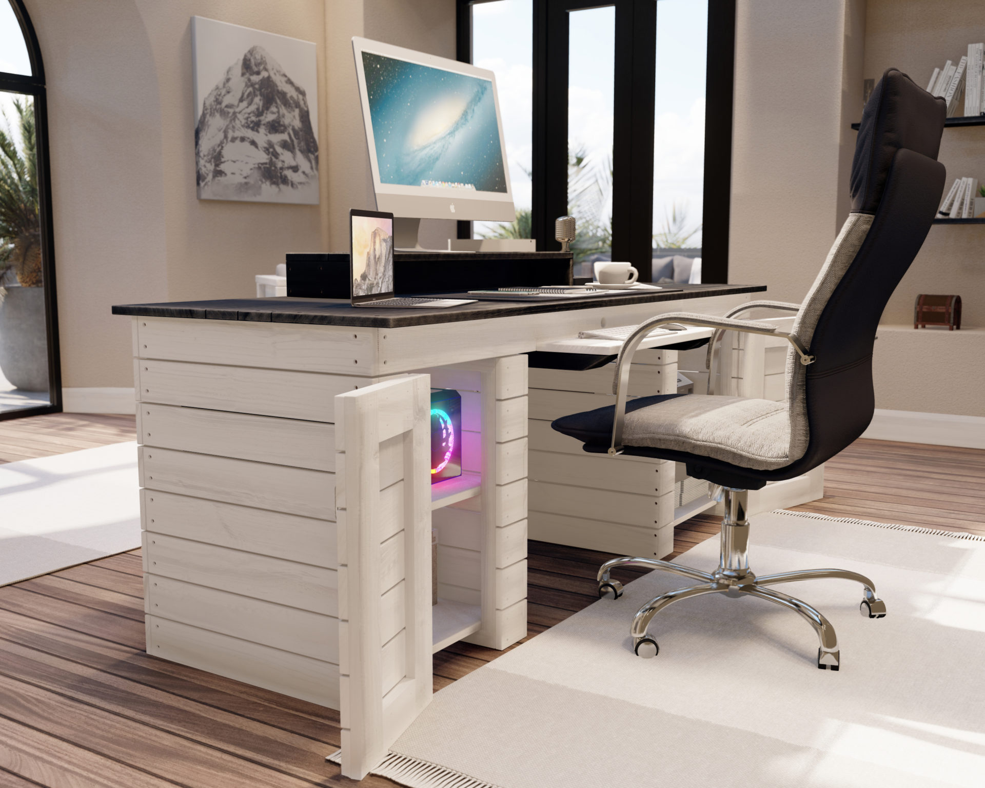 DIY desk DIY computer desk office desk