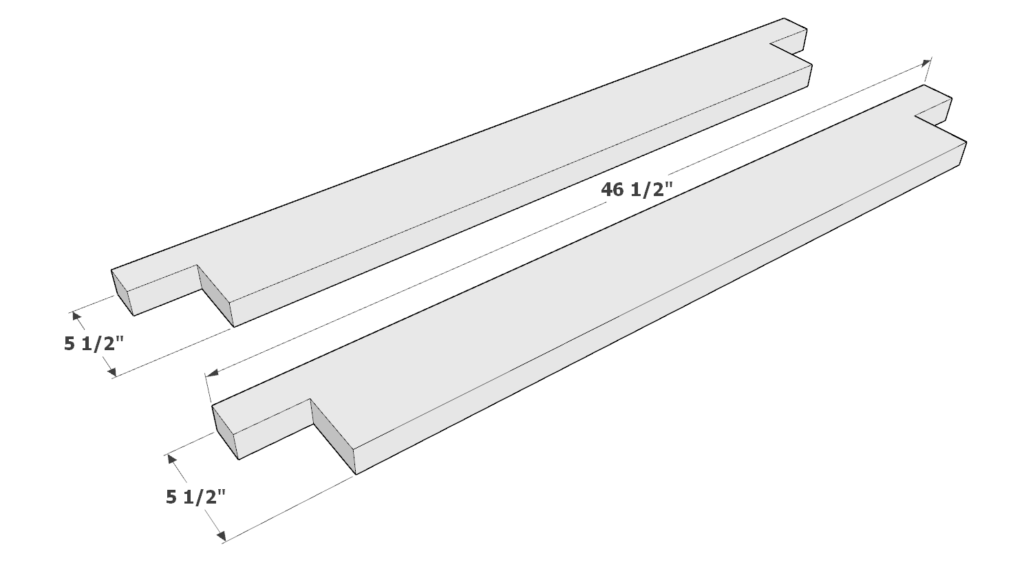 Making the shelve and storage space of the DIY coffee table