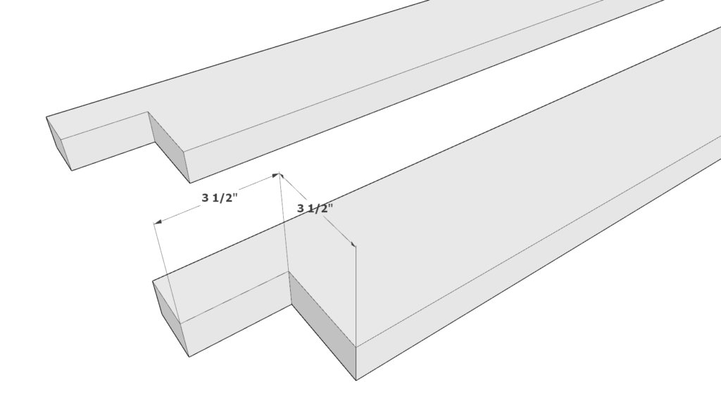 Making the shelve and storage space of the DIY coffee table