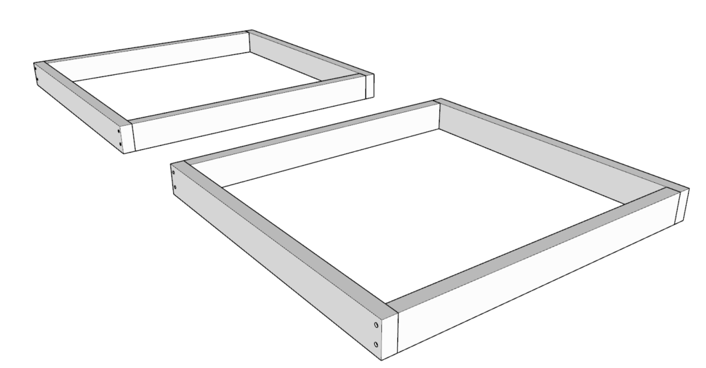 DIY bar frame assembly