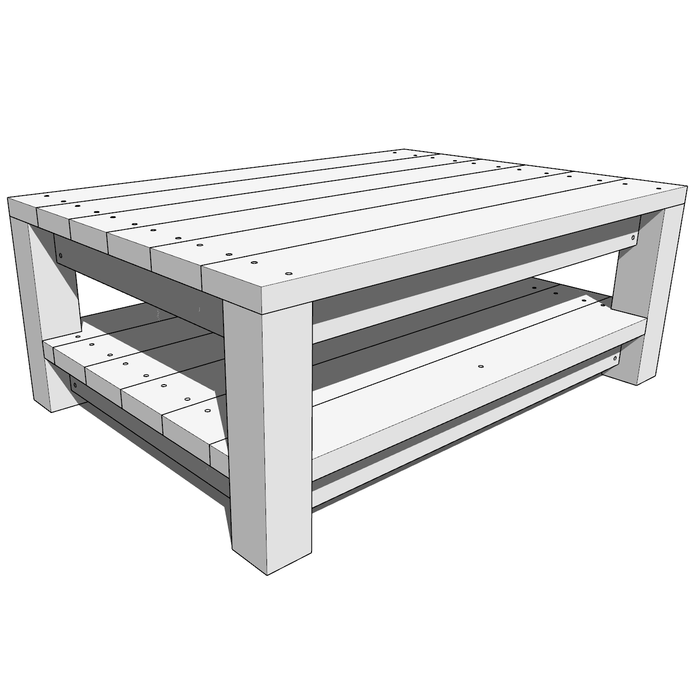 DIY coffee table plans DIY projects plans