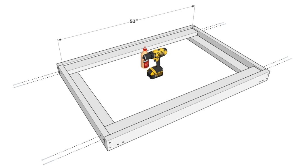 Doghouse wall frame assembly