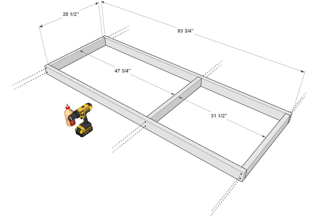 Adding the patio deck to the DIY doghouse