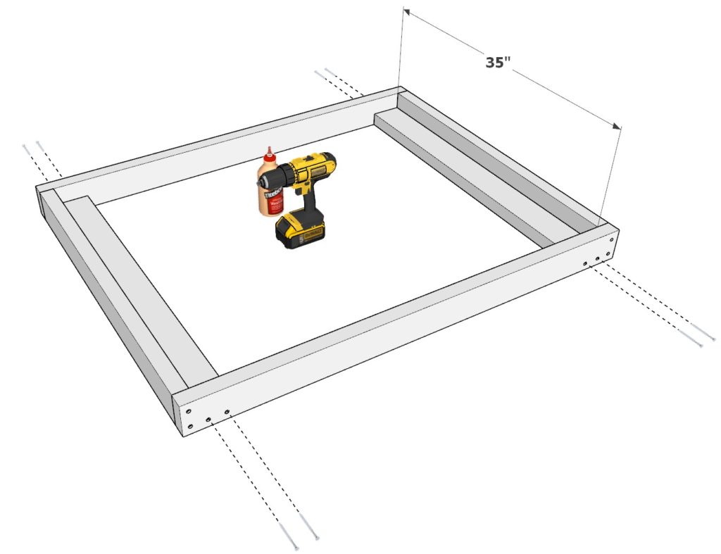 Doghouse wall frame assembly