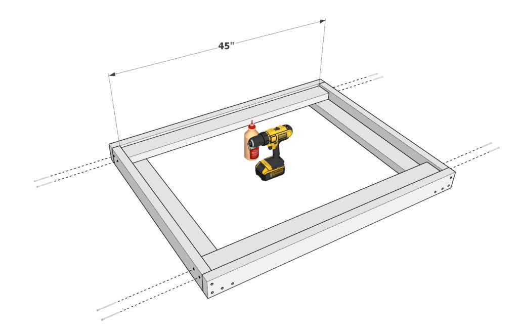 Doghouse wall frame assembly