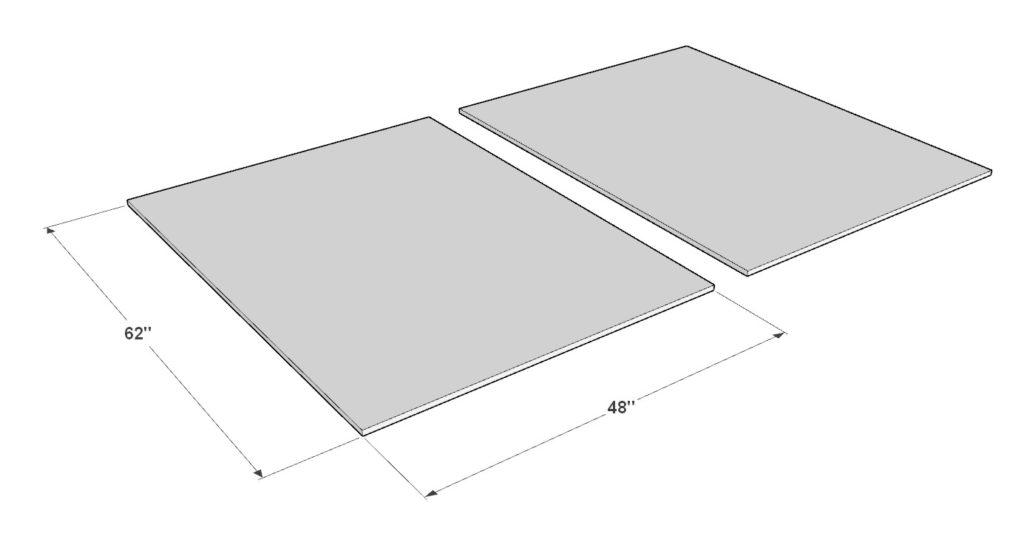 DIY doghouse roof assembly